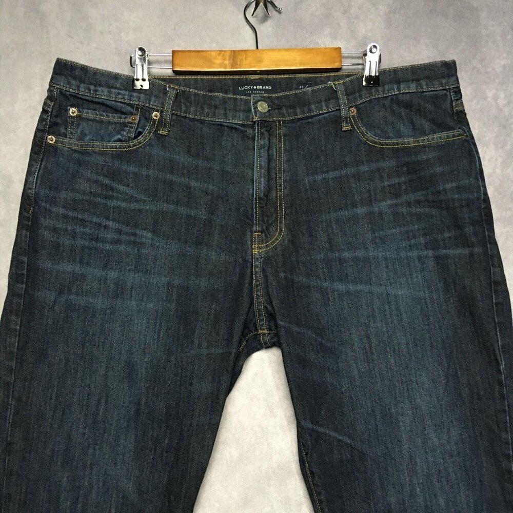 Lucky Brand Mens 410 Athletic Slim Fit Blue Jeans size 42x32 Stretch Denim Pants